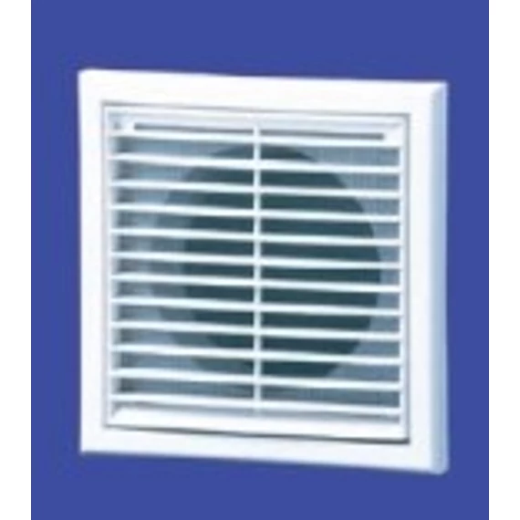 MV 121V Műanyag szellőzőrács csőcsatlakozóval, vízszintes rácsozással