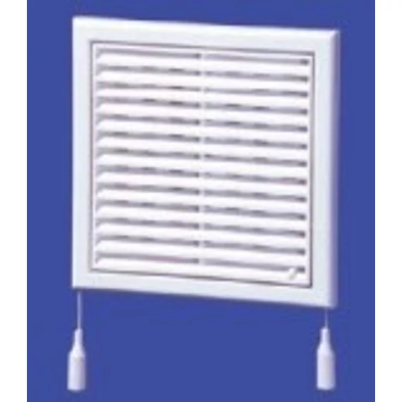 MV 250R Műanyag szellőzőrács szabályozható zsaluval
