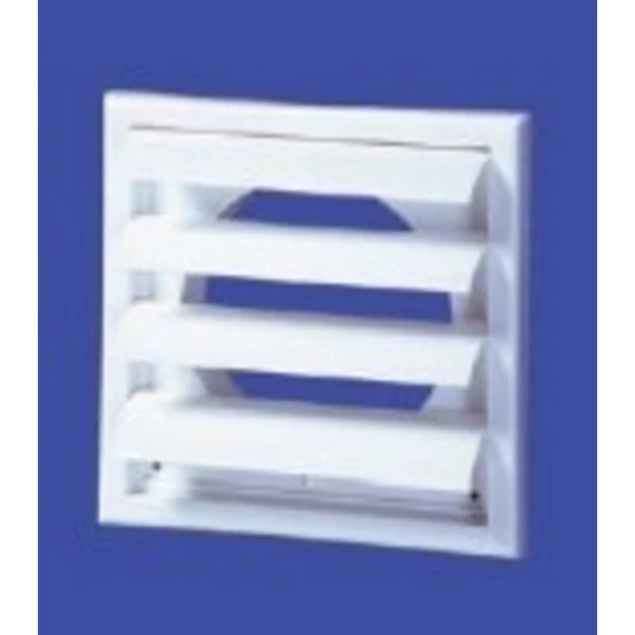 MV 100VUJ Gravitációs zsalu lapos és körcsatorna csatlakozóval