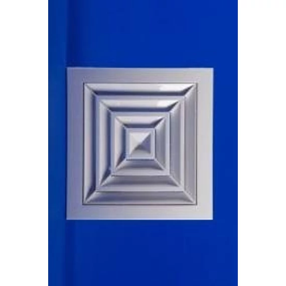 ND12G Négyszögletes mennyezeti rács csőcsonkkal