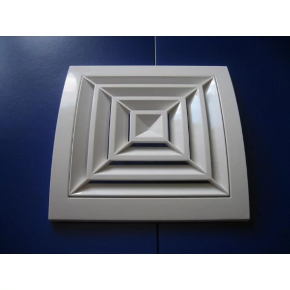 ND15GR Állítható négyszögletes mennyezeti rács csőcsonkkal